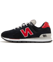 New Balance 574 Rugged Black Red