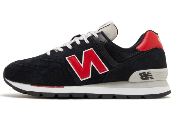 New Balance 574 Rugged Black Red