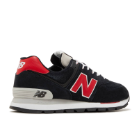 New Balance 574 Rugged Black Red