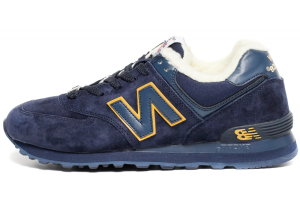 New Balance 574 Blue Gold зимние