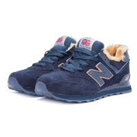 New Balance 574 Blue Gold зимние