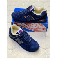 New Balance 574 Blue Gold зимние