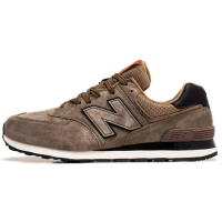 New Balance 574 Light Brown Black зимние