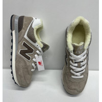 New Balance 574 Light Brown зимние