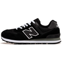 New Balance 574 Black (Reflective) зимние