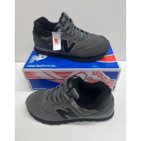 New Balance 574 Dark Grey зимние