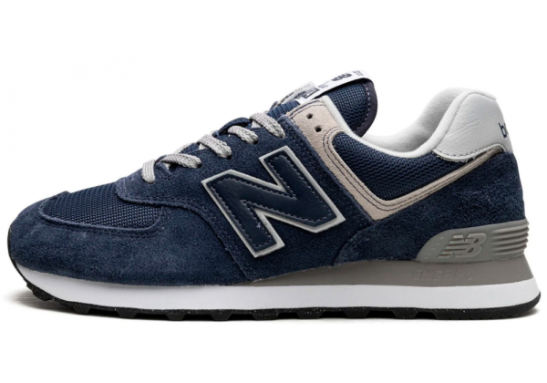 New Balance 574 Navy Grey зимние