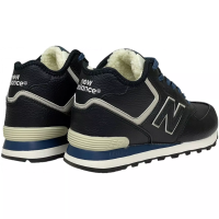 New Balance 574 High Leather Blue зимние