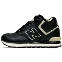 New Balance 574 High Leather Black зимние