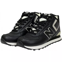 New Balance 574 High Leather Black зимние