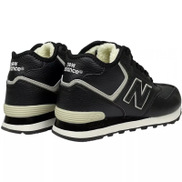 New Balance 574 High Leather Black зимние