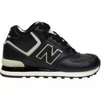 New Balance 574 High Leather Black зимние