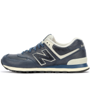 New Balance 574 Leather Blue зимние