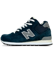 New Balance 574 High Blue (Reflective) зимние