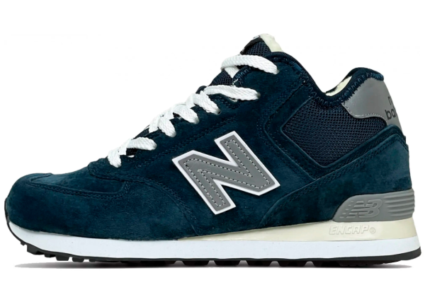 New Balance 574 High Blue (Reflective) зимние