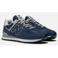 New Balance 574 Evergreen Blue с мехом