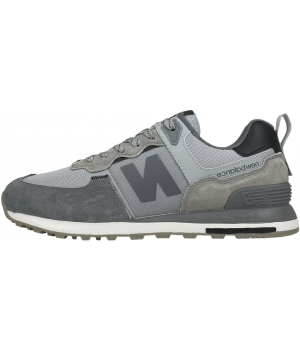 New Balance 574 Suede Gray and Silver