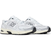 New Balance 530 White Metallic Silver