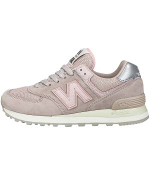 New Balance 574 розовые с серым