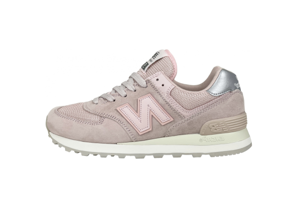 New Balance 574 розовые с серым