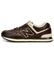 New Balance 574 Classic Brown White