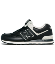 New Balance 574 Leather Black