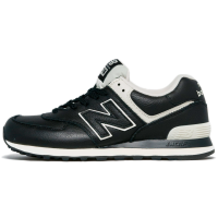 New Balance 574 Leather Black