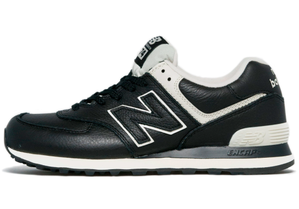 New Balance 574 Leather Black