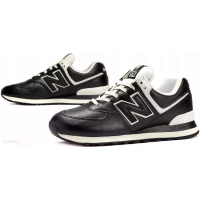 New Balance 574 Leather Black