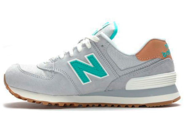 New Balance 574 Grey Mint Brown