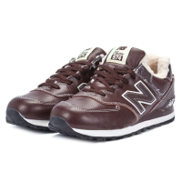 Кроссовки New Balance 574 Dark Brown с мехом