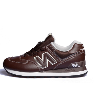 Кроссовки New Balance 574 Dark Brown с мехом