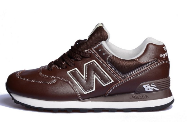 Кроссовки New Balance 574 Dark Brown с мехом