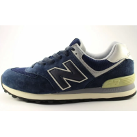 Кроссовки New Balance 574 Blue/White с мехом