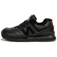 Кроссовки New Balance 574 All Black с мехом