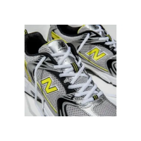 New Balance 530 Серые с желтым