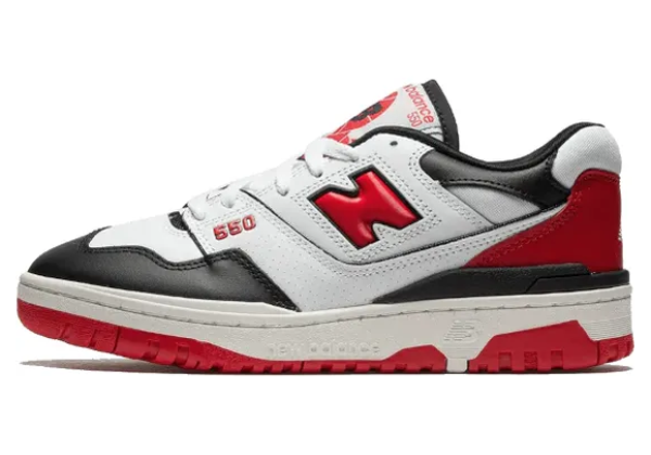 New Balance 550 White Red Black