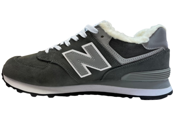 Кроссовки New Balance 574 Light Gray зимние