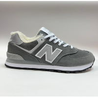 Кроссовки New Balance 574 Light Gray зимние