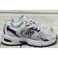 Кроссовки New Balance 530 белые с фиолетовым