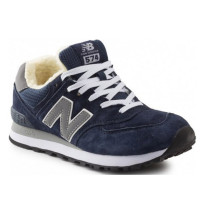 Кроссовки New Balance 574 Синие с мехом