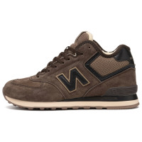 New Balance 574 Mid Suede Umber Black Winter