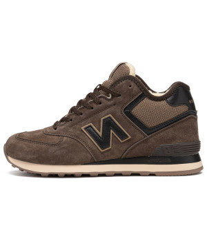 New Balance 574 Mid Suede Umber Black Winter