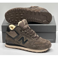 New Balance 574 Mid Suede Umber Black Winter