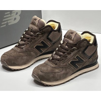 New Balance 574 Mid Suede Umber Black Winter
