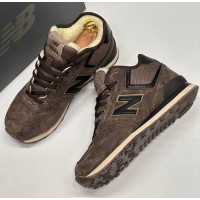 New Balance 574 Mid Suede Umber Black Winter