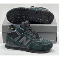 Кроссовки New Balance 574 Mid Dark Cyan Black Winter