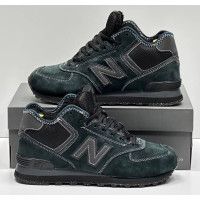 Кроссовки New Balance 574 Mid Dark Cyan Black Winter