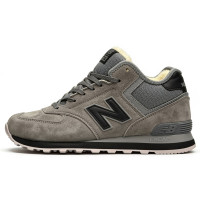 Кроссовки New Balance 574 Mid Grey Black Winter