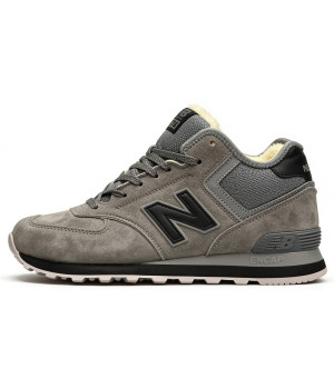 Кроссовки New Balance 574 Mid Grey Black Winter